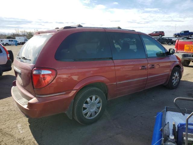 2C8GP64L45R308995 - 2005 CHRYSLER TOWN & COU LIMITED RED photo 3