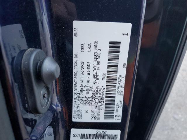 5TFMC5DB2PX030507 - 2023 TOYOTA TUNDRA CREWMAX PLATINUM ლურჯი ფოტო 12