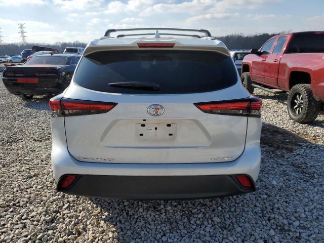 5TDHZRBH4NS590367 - 2022 TOYOTA HIGHLANDER XLE WHITE photo 6