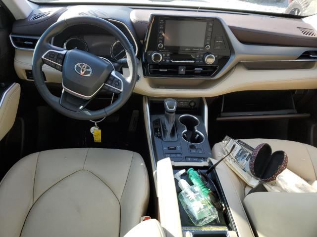 5TDHZRBH4NS590367 - 2022 TOYOTA HIGHLANDER XLE WHITE photo 8