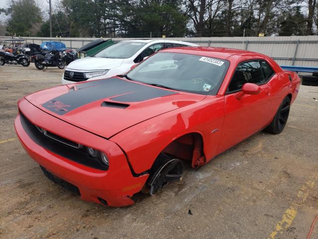 2C3CDZAT0FH701225 - 2015 DODGE CHALLENGER SXT RED photo 1