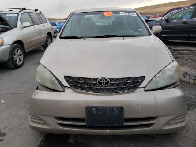 4T1BE32K94U885478 - 2004 TOYOTA CAMRY LE TAN photo 5