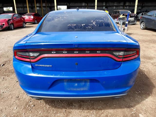 2C3CDXAT7HH569524 - 2017 DODGE CHARGER POLICE BLUE photo 6