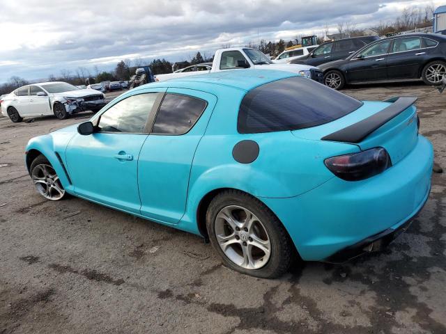 JM1FE17N850160363 - 2005 MAZDA RX8 TURQUOISE photo 2