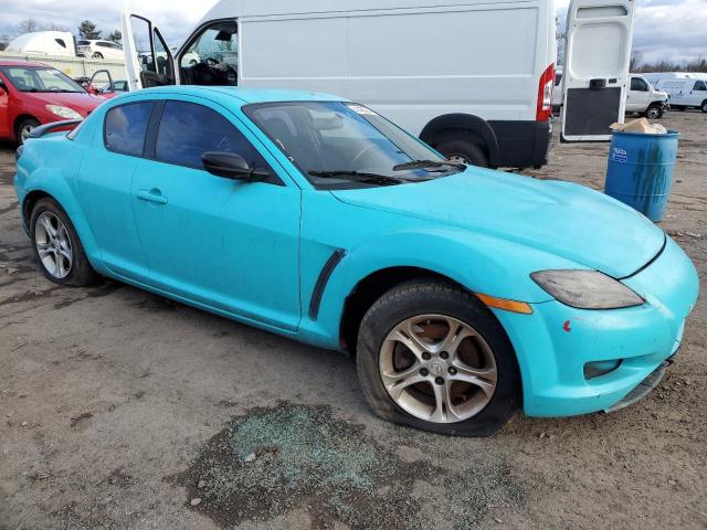 JM1FE17N850160363 - 2005 MAZDA RX8 TURQUOISE photo 4