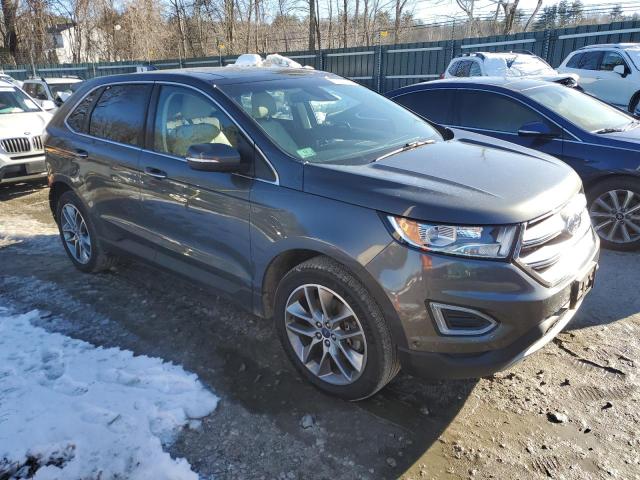 2FMPK4K96HBC50666 - 2017 FORD EDGE TITANIUM SILVER photo 4