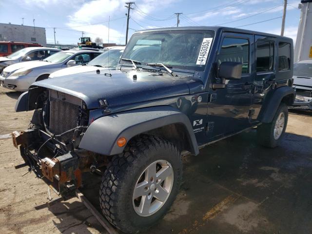 1J8GA39128L538579 - 2008 JEEP WRANGLER U X BLUE photo 1