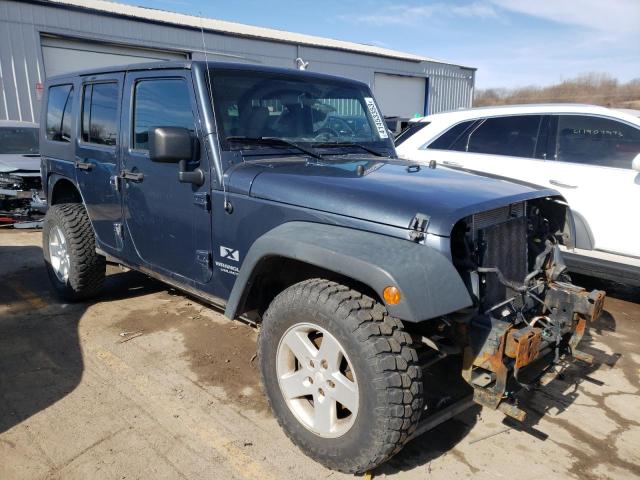 1J8GA39128L538579 - 2008 JEEP WRANGLER U X BLUE photo 4