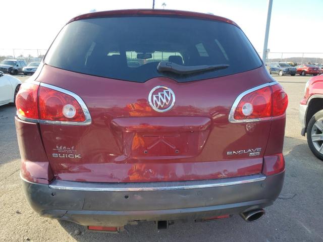 5GAKRCED4BJ139459 - 2011 BUICK ENCLAVE CXL BURGUNDY photo 6