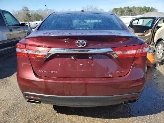 4T1BK1EB9EU134360 - 2014 TOYOTA AVALON BASE BURGUNDY photo 6