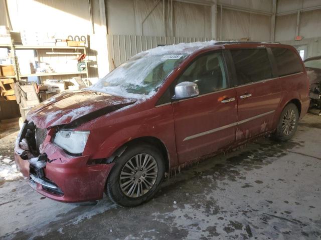 2C4RC1CGXER113268 - 2014 CHRYSLER TOWN & COU TOURING L MAROON photo 1