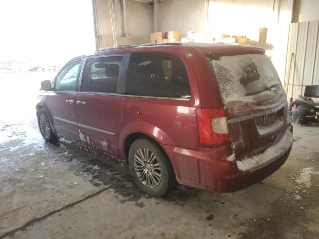 2C4RC1CGXER113268 - 2014 CHRYSLER TOWN & COU TOURING L MAROON photo 2