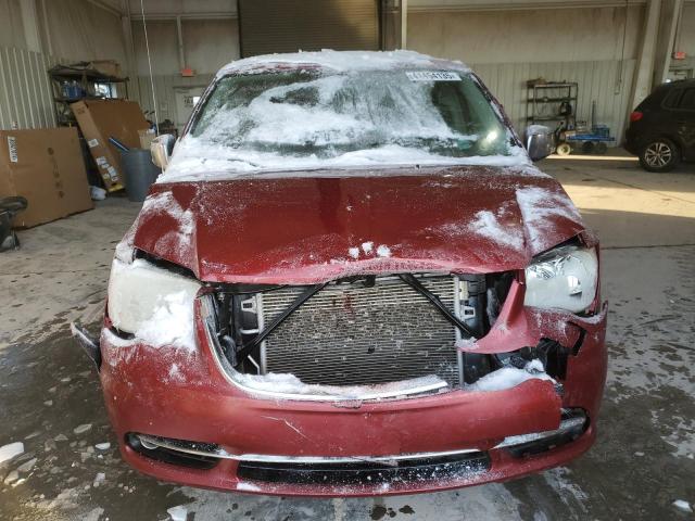 2C4RC1CGXER113268 - 2014 CHRYSLER TOWN & COU TOURING L MAROON photo 5