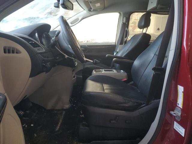 2C4RC1CGXER113268 - 2014 CHRYSLER TOWN & COU TOURING L MAROON photo 7