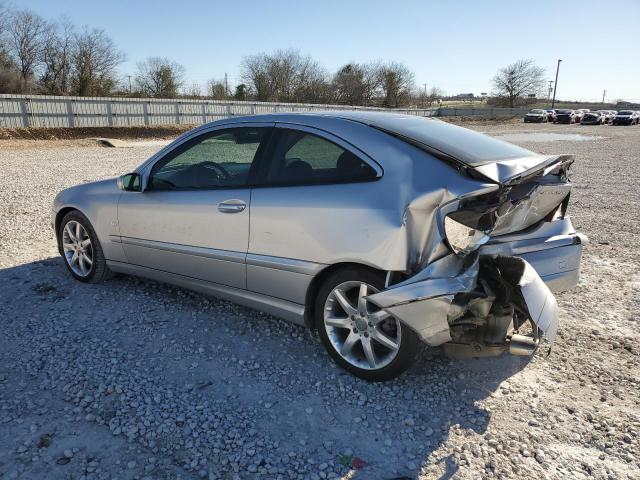 WDBRN40J53A464679 - 2003 MERCEDES-BENZ C 230K SPORT COUPE SILVER photo 2