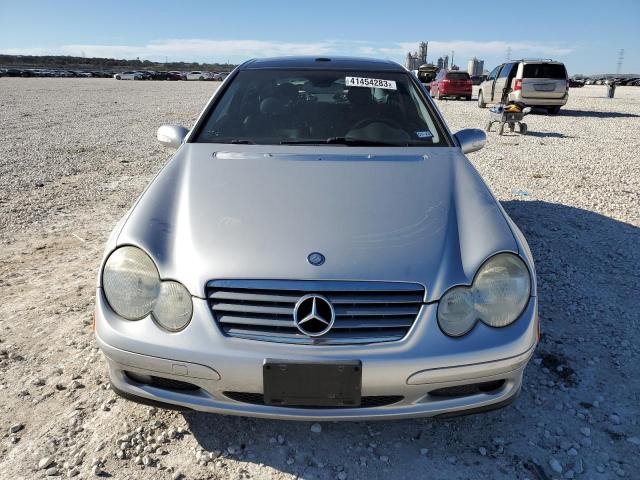 WDBRN40J53A464679 - 2003 MERCEDES-BENZ C 230K SPORT COUPE SILVER photo 5