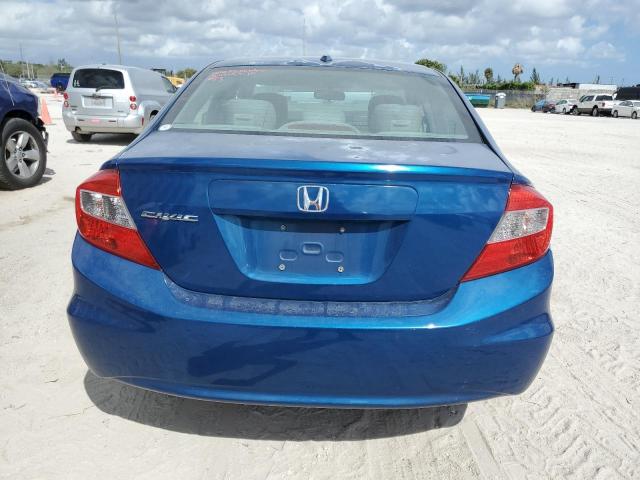 2HGFB2F99CH512976 - 2012 HONDA CIVIC EXL BLUE photo 6