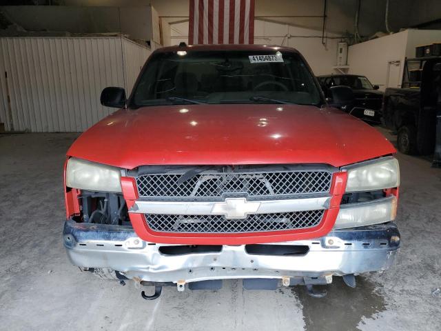 2GCEC13T841317463 - 2004 CHEVROLET SILVERADO2 RED photo 5