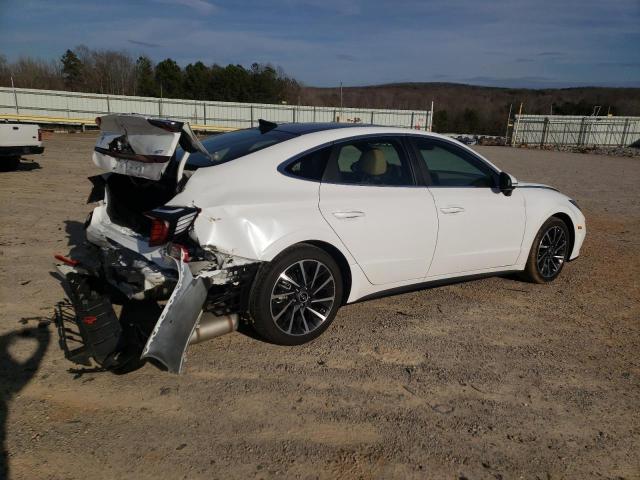 KMHL34J23NA230625 - 2022 HYUNDAI SONATA LIMITED WHITE photo 3