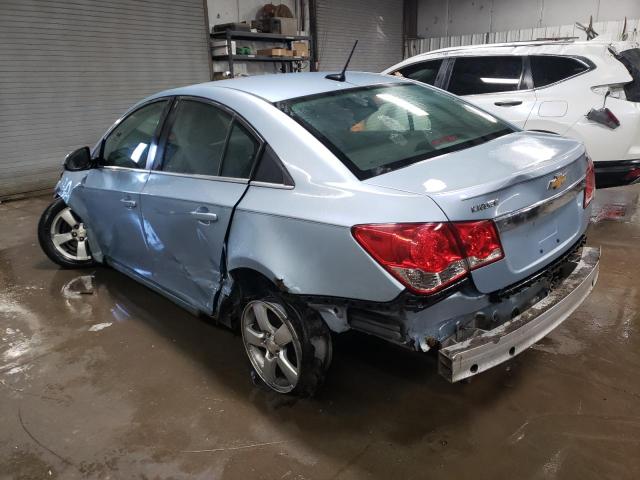 1G1PF5SC6C7267973 - 2012 CHEVROLET CRUZE LT BLUE photo 2