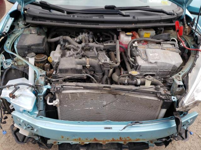 JTDKDTB31E1060845 - 2014 TOYOTA PRIUS C BLUE photo 11