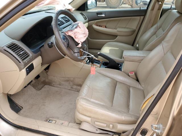 1HGCM56855A123985 - 2005 HONDA ACCORD EX BEIGE photo 7