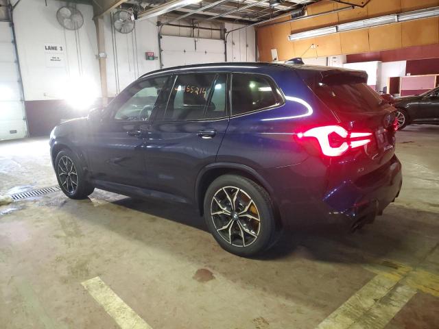 5UX83DP02R9T94793 - 2024 BMW X3 M40I BLUE photo 2