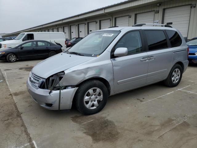 KNDMG4C33A6326643 - 2010 KIA SEDONA LX SILVER photo 1