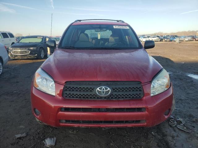 JTMBD33V285176391 - 2008 TOYOTA RAV4 RED photo 5