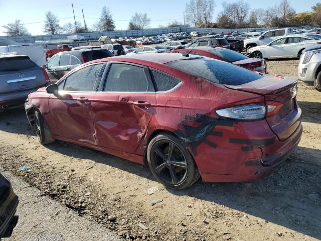 3FA6P0H74GR288614 - 2016 FORD FUSION SE BURGUNDY photo 2