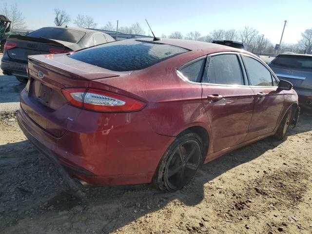 3FA6P0H74GR288614 - 2016 FORD FUSION SE BURGUNDY photo 3