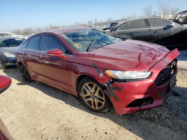 3FA6P0H74GR288614 - 2016 FORD FUSION SE BURGUNDY photo 4