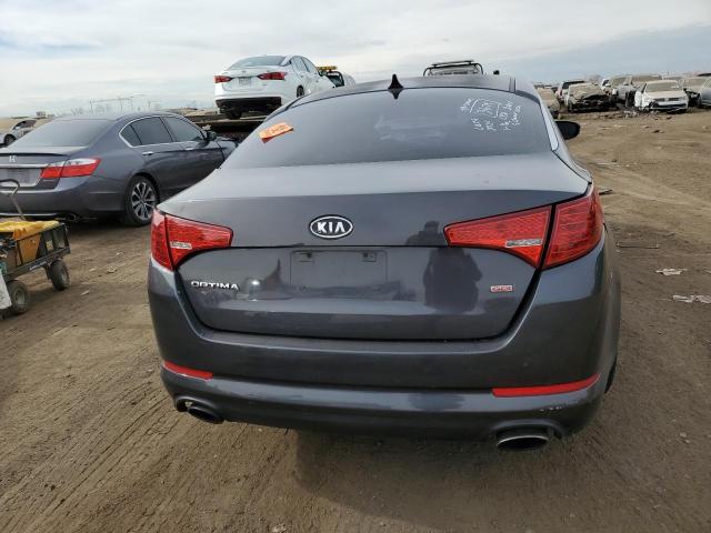 KNAGM4A78B5153055 - 2011 KIA OPTIMA LX GRAY photo 6