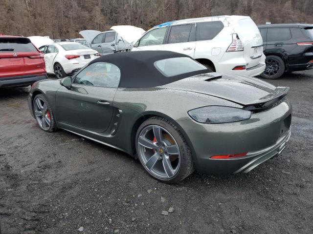 WP0CB2A84PS213054 - 2023 PORSCHE BOXSTER S GRAY photo 2