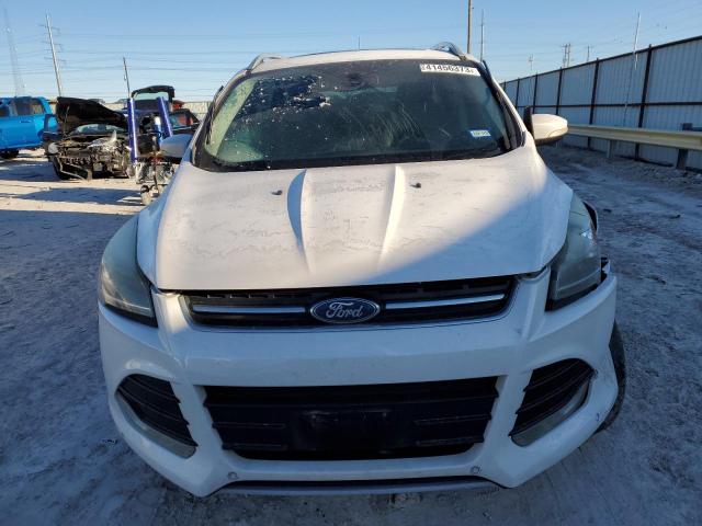 1FMCU0J90EUA21683 - 2014 FORD ESCAPE TITANIUM WHITE photo 5