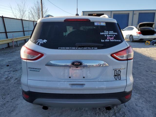 1FMCU0J90EUA21683 - 2014 FORD ESCAPE TITANIUM WHITE photo 6