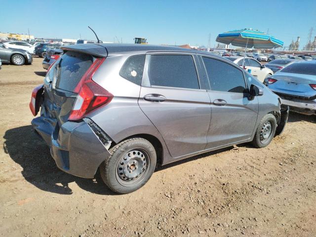 3HGGK5G5XFM768535 - 2015 HONDA FIT LX GRAY photo 3