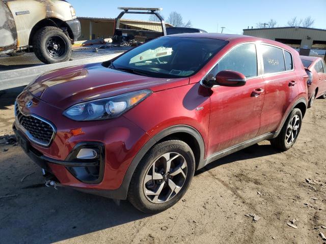 KNDPMCAC0M7918115 - 2021 KIA SPORTAGE LX RED photo 1