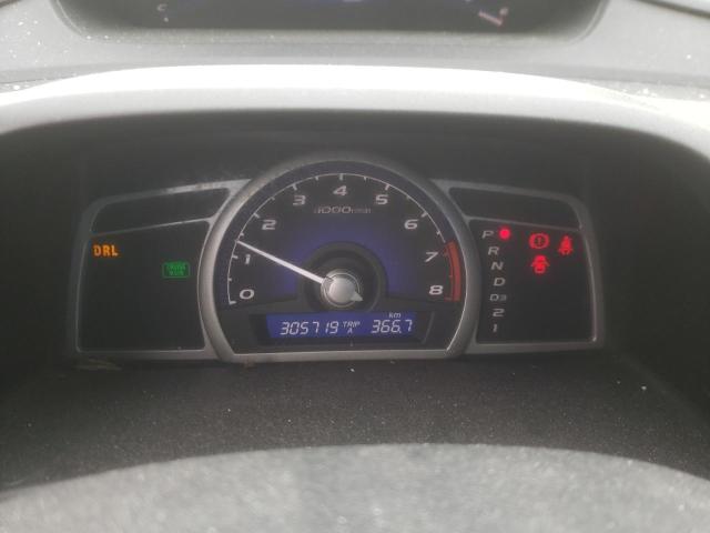 2HGFA16669H111915 - 2009 HONDA CIVIC LX-S 银色 照片 9