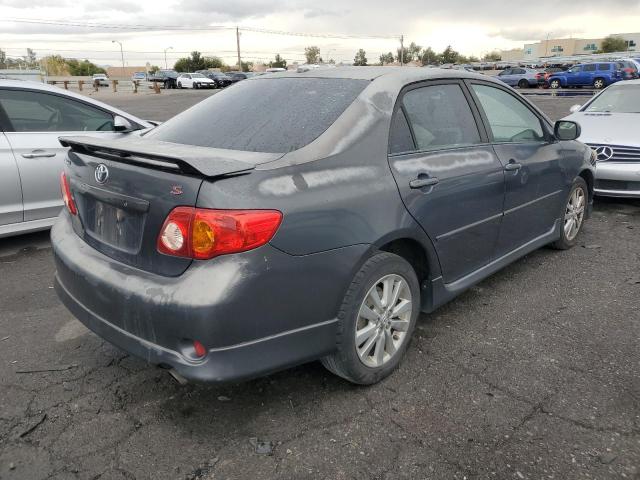 1NXBU4EE9AZ221787 - 2010 TOYOTA COROLLA BASE GRAY photo 3