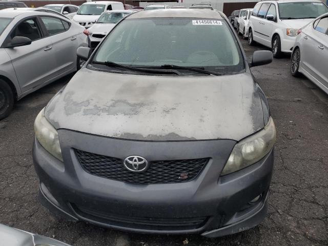 1NXBU4EE9AZ221787 - 2010 TOYOTA COROLLA BASE GRAY photo 5