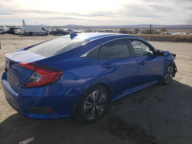 JHMFC1F39JX035345 - 2018 HONDA CIVIC EX BLUE photo 3