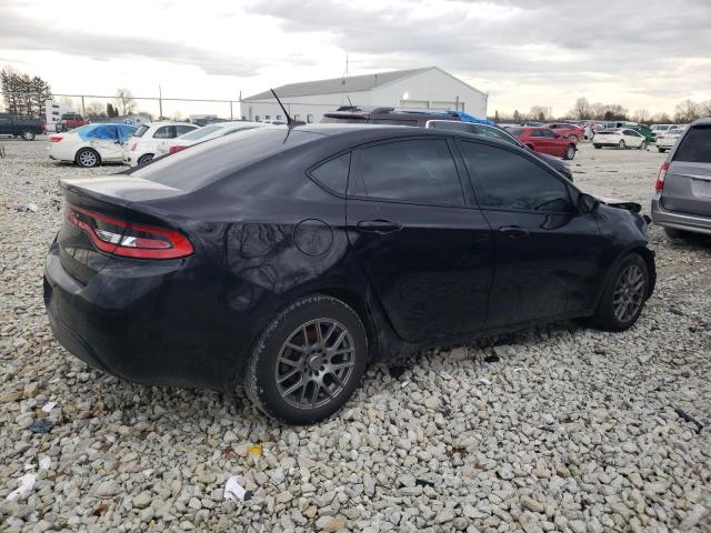 1C3CDFAAXGD516966 - 2016 DODGE DART SE BLACK photo 3