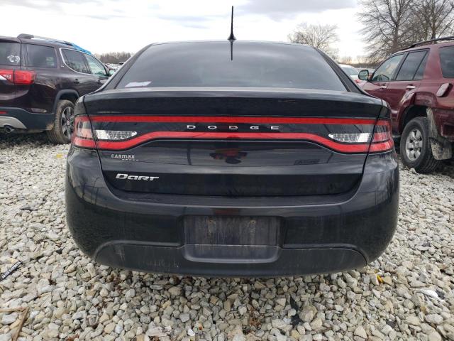 1C3CDFAAXGD516966 - 2016 DODGE DART SE BLACK photo 6