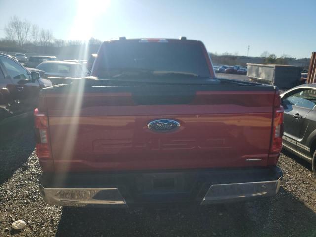 1FTEW1EP4MKD78932 - 2021 FORD F150 SUPERCREW RED photo 6