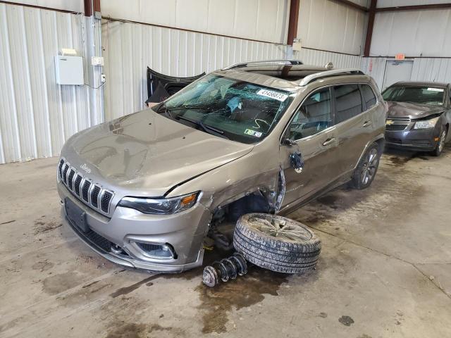 1C4PJMJN8KD162452 - 2019 JEEP CHEROKEE OVERLAND GRAY photo 1