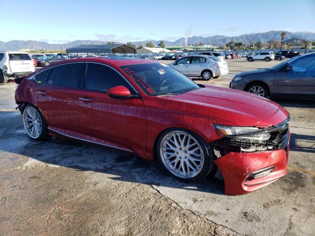 1HGCV1F93JA008715 - 2018 HONDA ACCORD TOURING RED photo 4