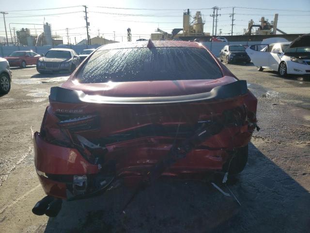 1HGCV1F93JA008715 - 2018 HONDA ACCORD TOURING RED photo 6