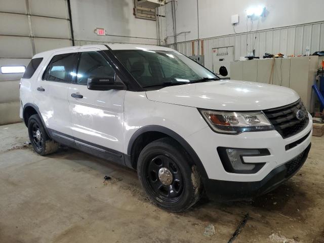 1FM5K8AR8HGC62715 - 2017 FORD EXPLORER POLICE INTERCEPTOR WHITE photo 4