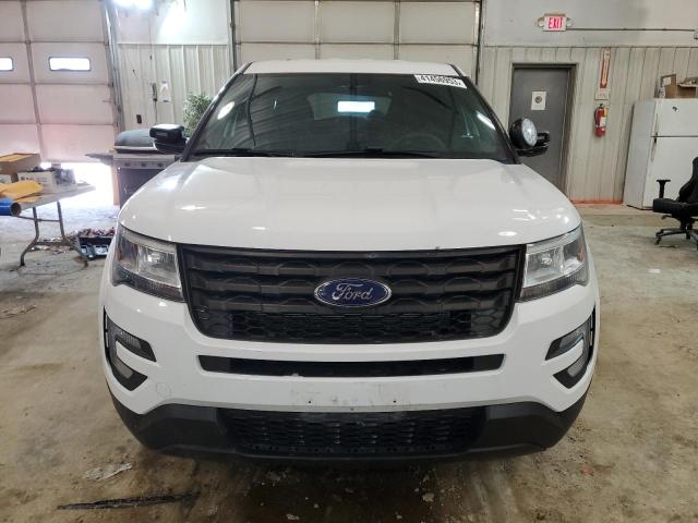 1FM5K8AR8HGC62715 - 2017 FORD EXPLORER POLICE INTERCEPTOR WHITE photo 5